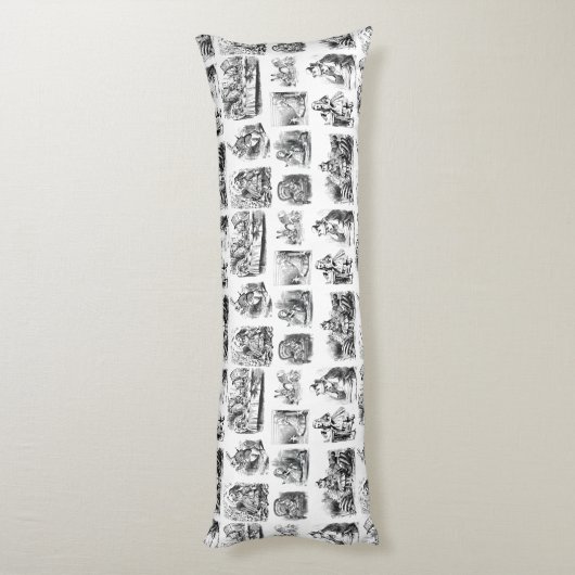 Coussins Longs Alice's Adventures in Wonderland motif (Dos (Vertical))
