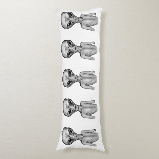 Coussins Longs Alien gris (Devant (Vertical))