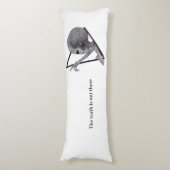 Coussins Longs Alien gris, la vérité est là (devant Vertical)