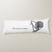 Coussins Longs Alien gris, la vérité est là (Dos)