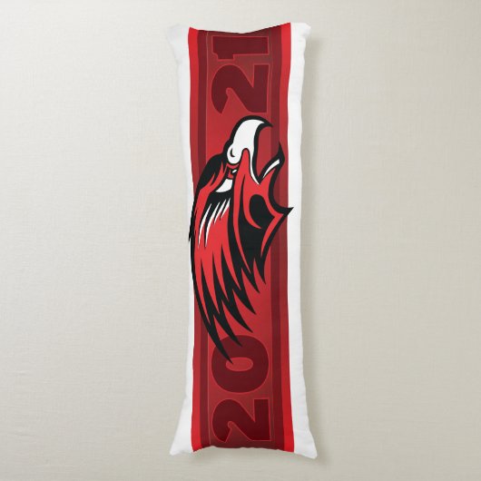 Coussins Longs Allendale Falcons #7 (Devant (Vertical))