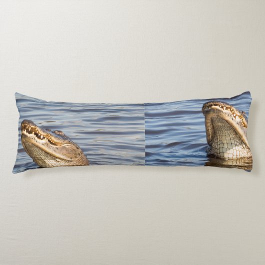 Coussins Longs Alligator américain (Devant)