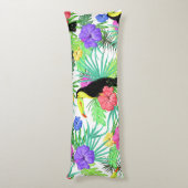 Coussins Longs Almohada Tucanes Y Flora Tropical (Dos (Vertical))
