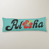 Coussins Longs Aloha Hibiscus - plat design Hawaii + vos idées (Dos)
