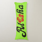 Coussins Longs Aloha Hibiscus - plat design Hawaii + vos idées (Devant (Vertical))