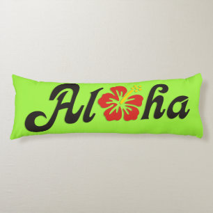 Coussins Longs Aloha Hibiscus - plat design Hawaii + vos idées