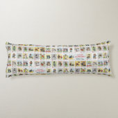 Coussins Longs Alphabet de chat, Louis Wain (Dos)