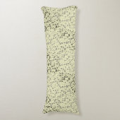 Coussins Longs Alphabets Motif 01 BW.w LYellow BG (Devant (Vertical))
