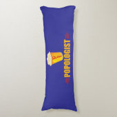 Coussins Longs Amateur de Popcorn Drôle (Devant (Vertical))