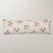 Coussins Longs American Foxhound Red Walker mignonne Peinture Chi (Dos)