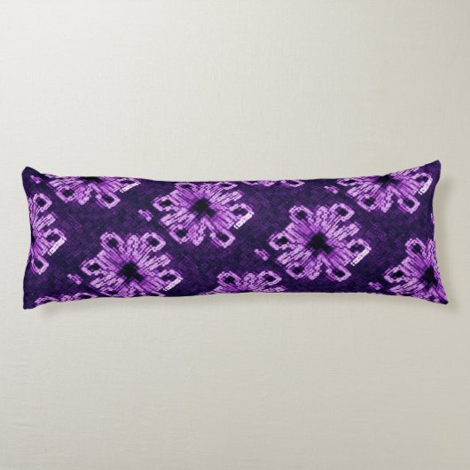 Coussins Longs Améthyste contre minuit (Dos)