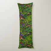 Coussins Longs Amimies et plantes des bois (Dos (Vertical))