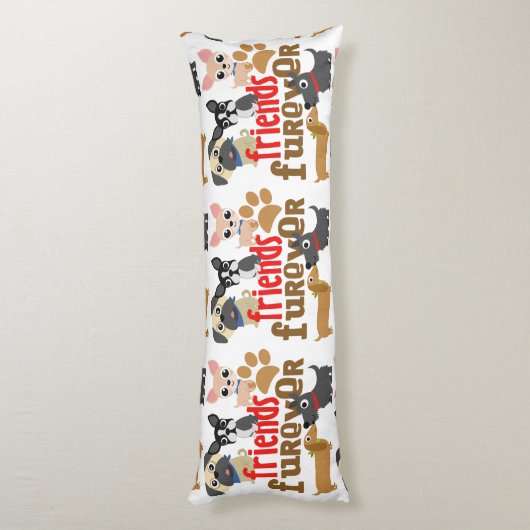 Coussins Longs Amis Chiens Furever Chiens Chiens Chiens Chiens Ch (Dos (Vertical))
