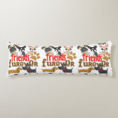 Coussins Longs Amis Chiens Furever Chiens Chiens Chiens Chiens Ch (Devant)