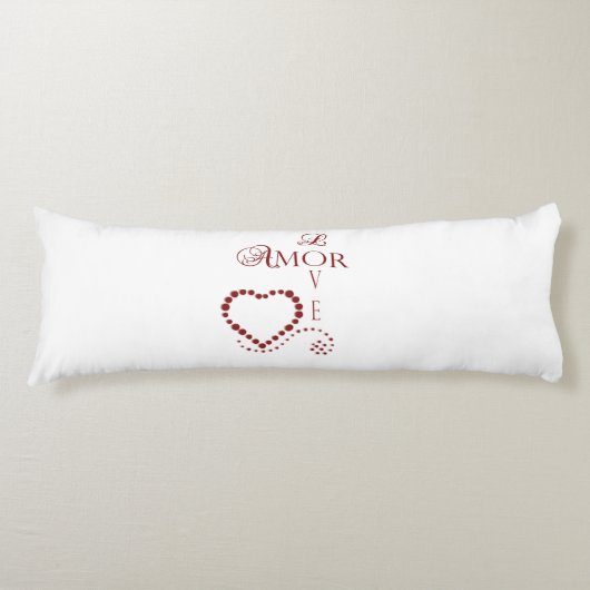 Coussins Longs Amour Amor Heart Valentine (Devant)