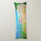 Coussins Longs Amour Flamant rose (Dos (Vertical))