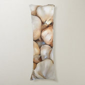 Coussins Longs Ampoules d'ail Artiste Noir Outline Art (Devant (Vertical))