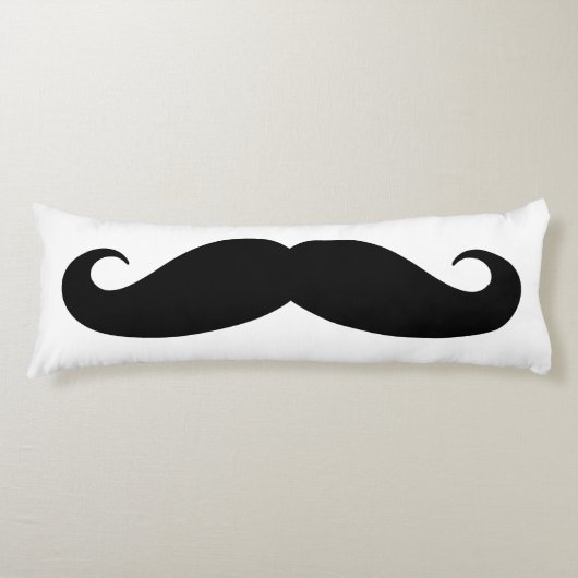 Coussins Longs Amusante moustache noire coutume décor de lit cham (Devant)