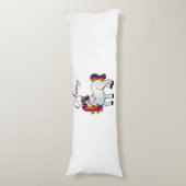 Coussins Longs "Amy" Nom personnalisé Oreiller corps (Devant (Vertical))