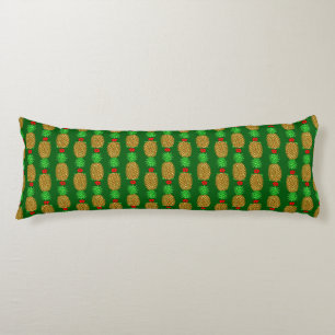 Coussins Longs Ananas de Noël Tropical Noël chaud Noël Gre