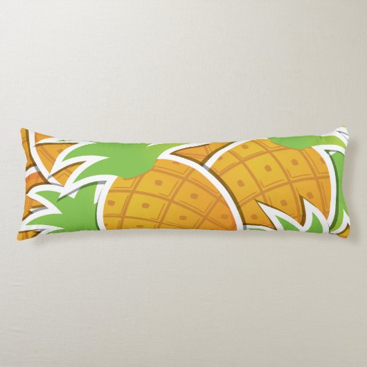 Coussins Longs Ananas funky (Devant)