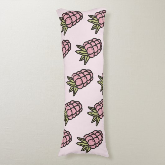 Coussins Longs Ananas Motif Y2K Retro Funky Retro (Devant (Vertical))