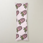 Coussins Longs Ananas Motif Y2K Retro Funky Retro (Dos (Vertical))
