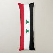 Coussins Longs Ancien drapeau de Syrie (Dos (Vertical))