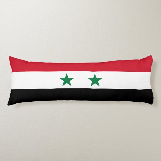 Coussins Longs Ancien drapeau de Syrie (Devant)