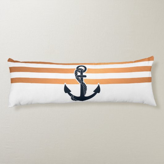 Coussins Longs Ancre et bandes (Dos)
