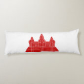 Coussins Longs Angkor Vat Ver.2.0. Temple khmer (Dos)