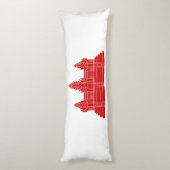 Coussins Longs Angkor Vat Ver.2.0. Temple khmer (Dos (Vertical))