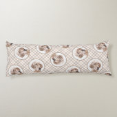 Coussins Longs Anglais Setter Orange Belton Peinture Pet Chien Ar (Dos)