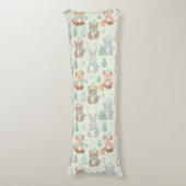 Coussins Longs Animaux de Noël mignons motif sans couture (Devant (Vertical))