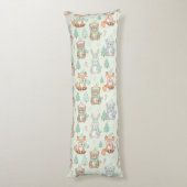 Coussins Longs Animaux de Noël mignons motif sans couture (Dos (Vertical))