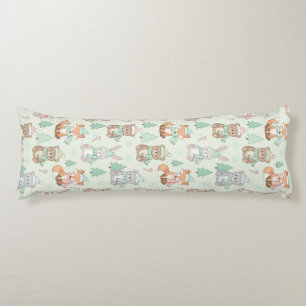 Coussins Longs Animaux de Noël mignons motif sans couture