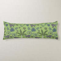 Animaux tropicaux sans soudure motif vert et gris