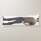 Coussins Longs Anime Man Handsome Zaddy (Devant)