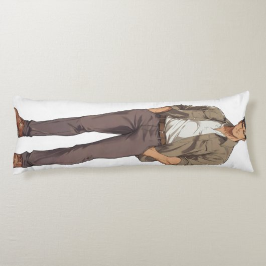 Coussins Longs Anime Men Zaddy (Dos)