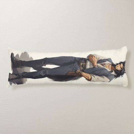 Coussins Longs Anime Wolf Zaddy (Devant)