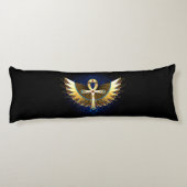 Coussins Longs Ankh or avec ailes (Dos)