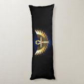 Coussins Longs Ankh or avec ailes (Dos (Vertical))