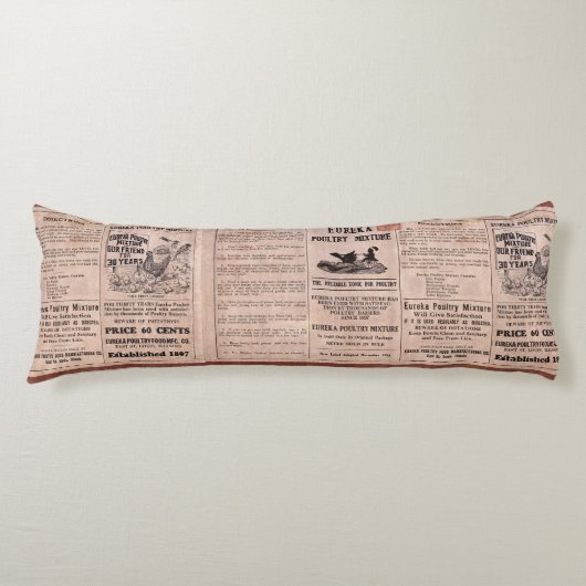 Coussins Longs Antique Canister Feed (Devant)