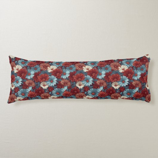 Coussins Longs Appartement Décor Nature Fleur Luxe Lit (Devant)