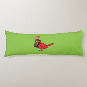 Coussins Longs Appels d'accouplement Cardinal Bird Love