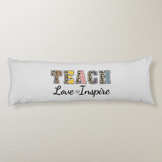 Coussins Longs Apprendre, Amour, Inspirer (Dos)