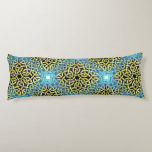 Coussins Longs Aqua Background de Victorian Golden