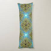 Coussins Longs Aqua Background de Victorian Golden (Dos (Vertical))
