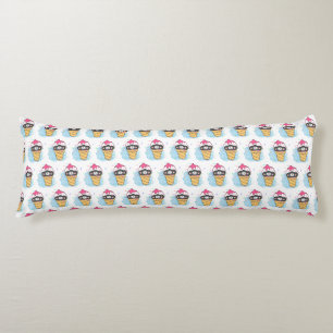 Coussins Longs aquarelle cône crème glacée
