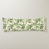 Coussins Longs Aquarelle des branches d'olive (Dos)